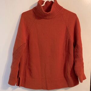 Issac Mizrahi Turtleneck Sweater. Mixed media stitches as shown in photos.